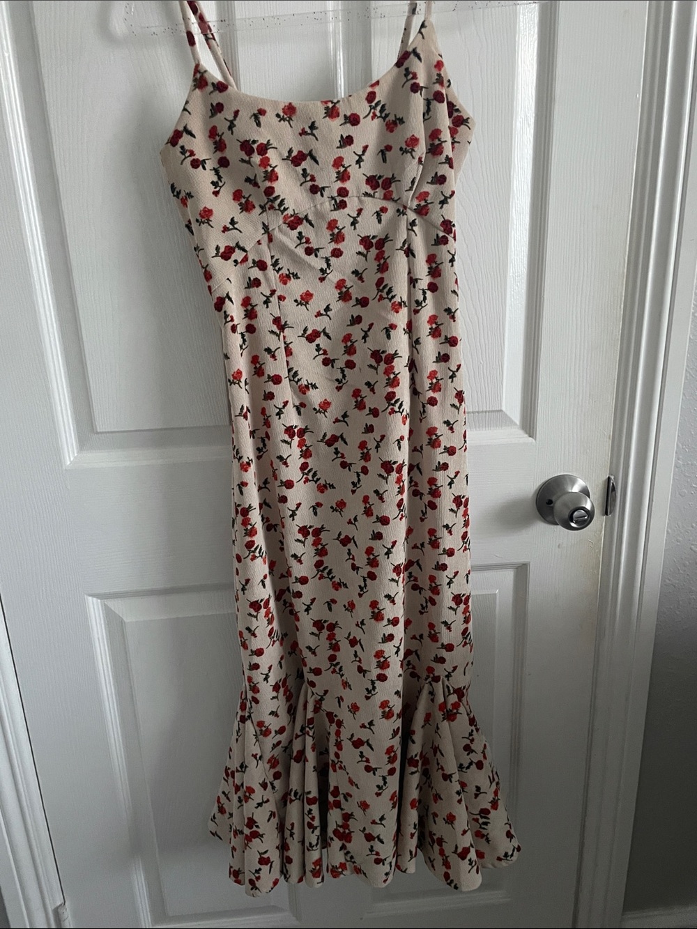 Empire waist floral maxi flowy dress